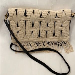 Stella & Dot Playa Macrame Clutch
